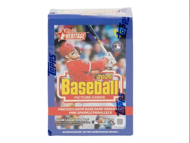 2026 TOPPS HERITAGE BASEBALL VALUE BOX (BLASTER BOX)