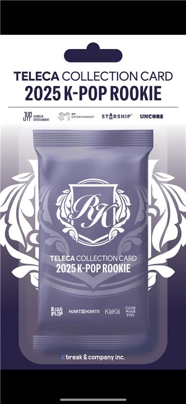 2025 K-POP ROOKIE TELECA COLLECTION CARD