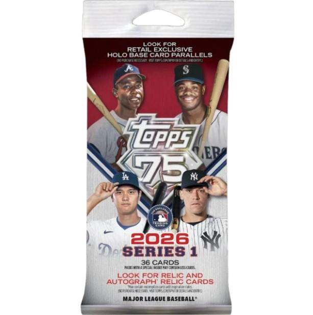 2026 TOPPS SERIES 1 BASEBALL FAT PACK