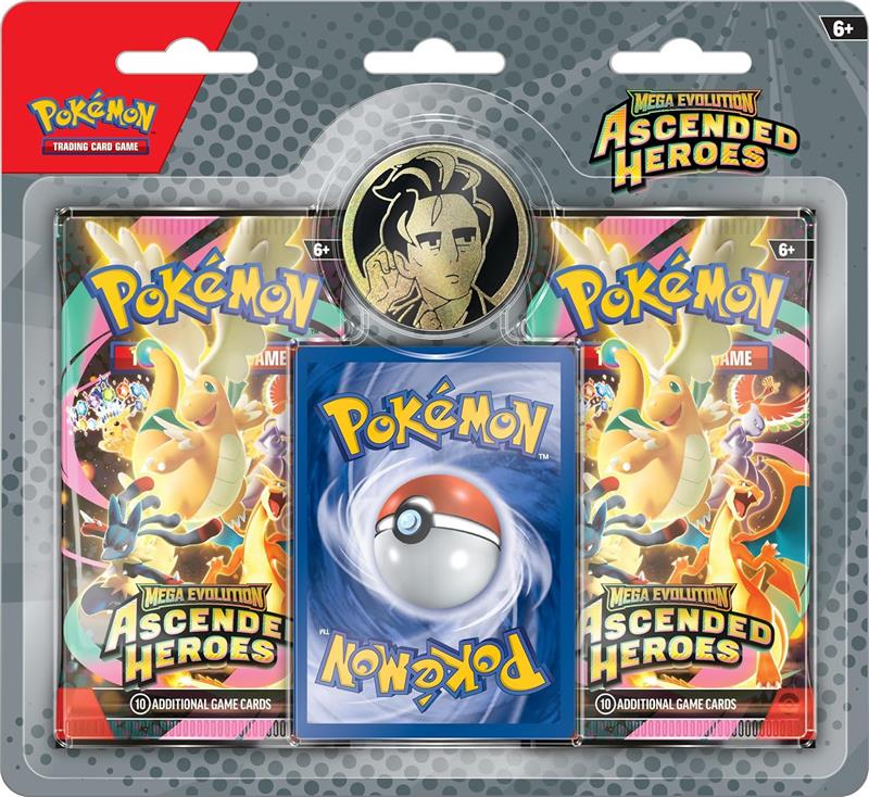 Pokemon TCG: Mega Evolution: Ascended Heroes: 2-Pack Blister