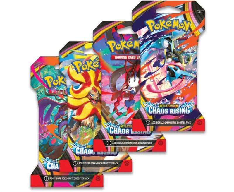 Pokémon - Mega Evolution - Chaos Rising - Sleeved Booster Pack