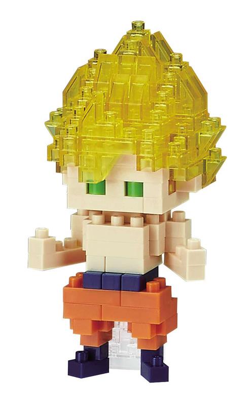 Nanoblock Character Collection Series, Son Goku Super Saiyan 'Dragon Ball Z' | Blocs de construction | Ajustement et encliqu...