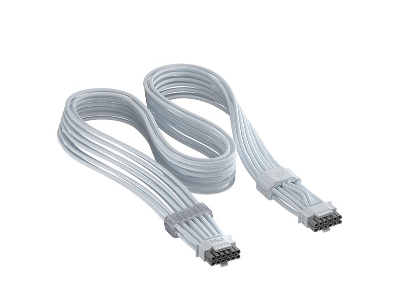 CORSAIR ThermalProtect PCIe 5.1 600 W 12 V - 2 x 6 broches Câble-Blanc