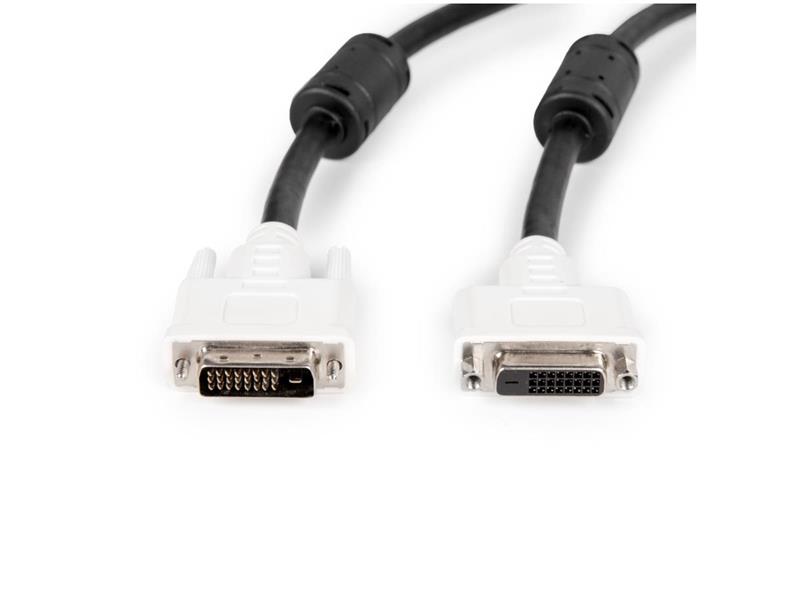 CÂBLE D'EXTENSION DE MONITEUR DOUBLE LIAISON DVI-D ROCSTOR 10 FT - M/F-DVI-D (25 BROCHES) MÂLE-DVI-D (25 BROCHES) FEMELLE - ...