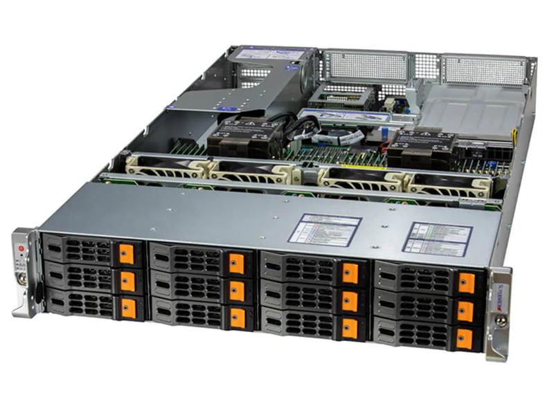 SuperMicro Server Hyper 2U (X13DEM, HS829-R1K24P), Intel Xeon Silver 4509Y Processor, 8C/16T, 16GB DDR5 4800 ECC REG, D3 S4520 