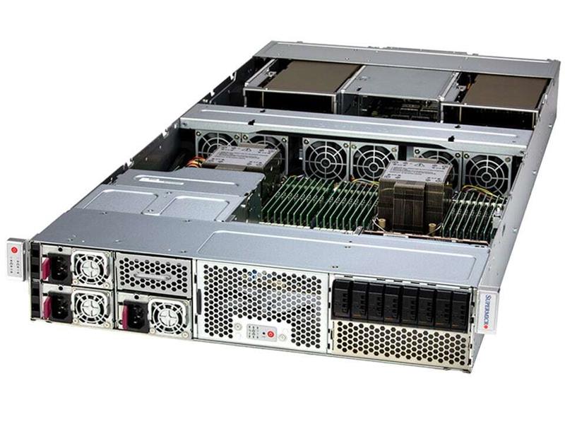 SUPERMICRO 2U X13 (SYS-221GE-NR) Intel Xeon Platinum 8462Y+ 32C/64T, DDR5-4800 2RX4 (16 Go) RDIMM, (x2) NVIDIA H100 NVL 94 G...