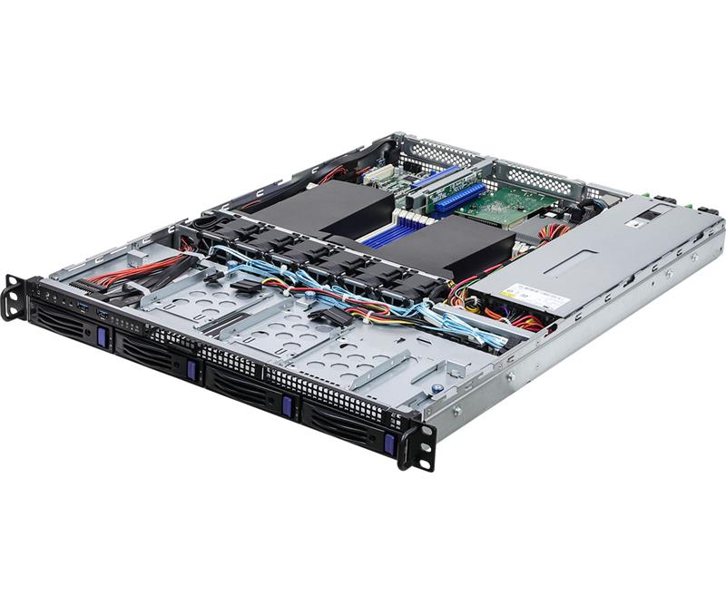 Serveur barebone ASROCK 1U à double processeur (1U2FH-4L/C622)