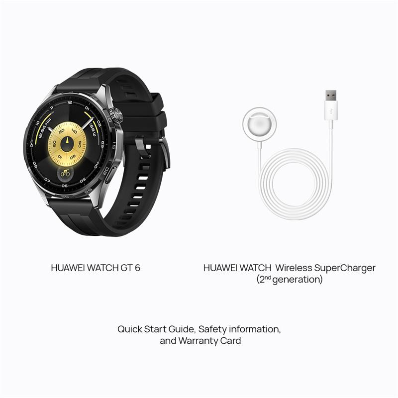 HUAWEI Watch GT 6 46mm Black - Canada Computers & Electronics