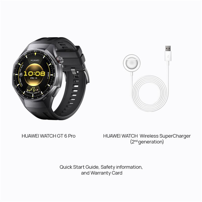 HUAWEI Watch GT 6 Pro 46mm Black - Canada Computers & Electronics