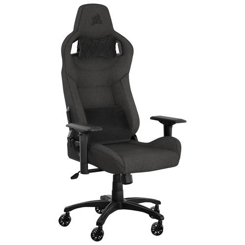 CORSAIR T3 RUSH Fabric Gaming Chair - Black