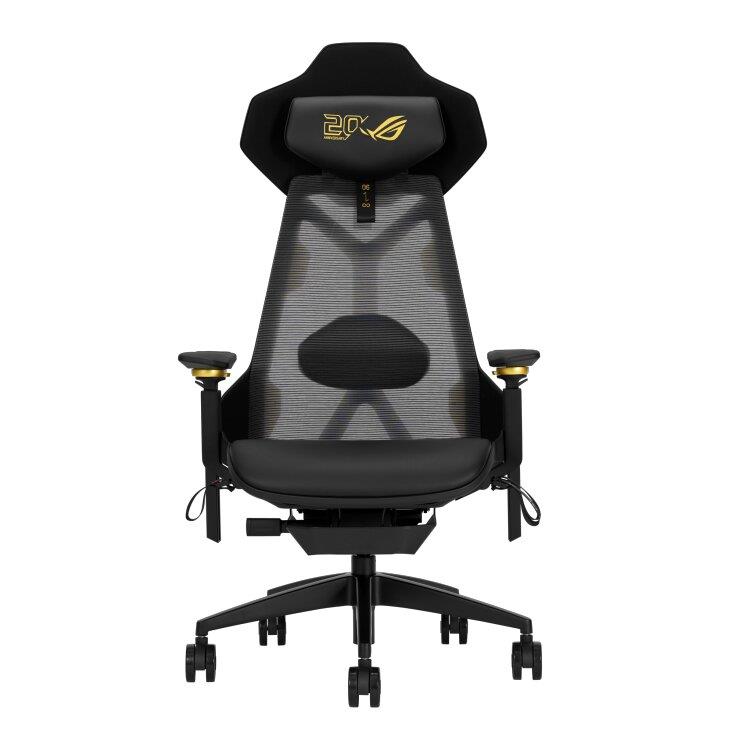ASUS ROG 20th Edition Destrier Ergo Gaming Chair Black/Gold Mesh