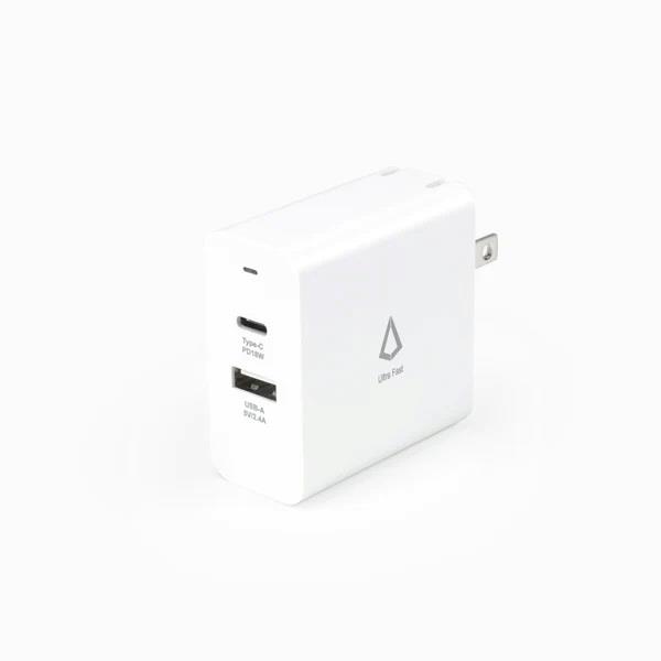 LBT Chargeur mural PD double port ultra rapide 30 W (18 W + 12 W)