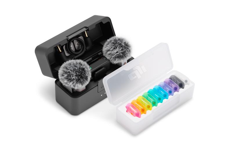 DJI Mic Mini 2S Wireless Microphone  (2 TX + 1 RX + Charging Case)