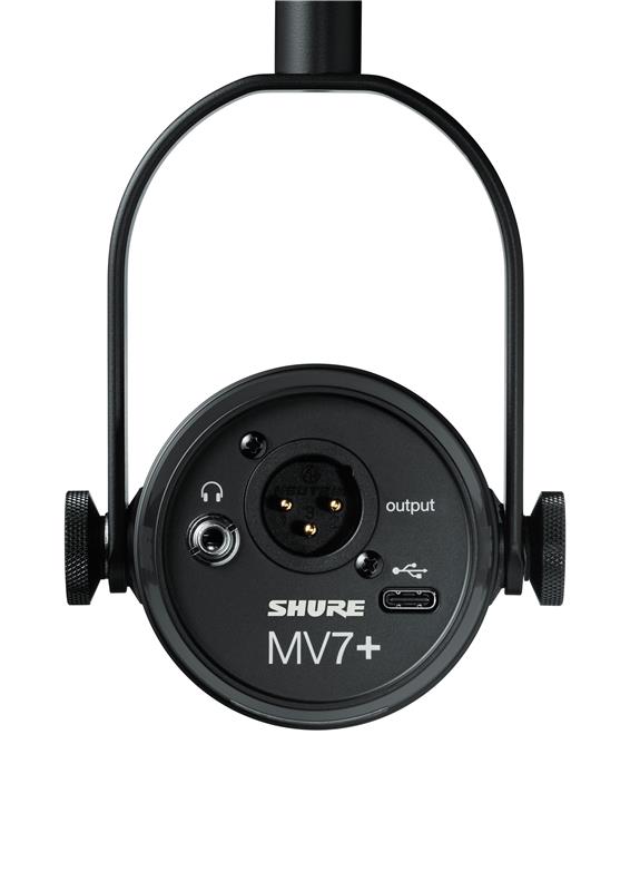 SHURE　MV7 Shure Mv7 USB/XLR Podcast Mic (Black) | Henry's