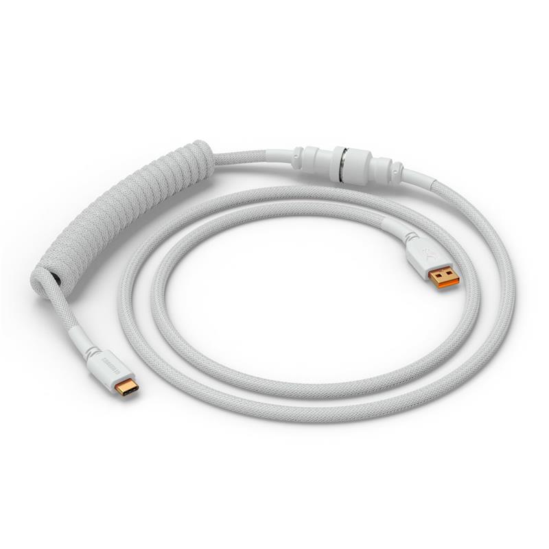 Glorious Coiled Keyboard Cable - Ghost White (GLO-KB-ACC-CBL-COIL-GWHT)