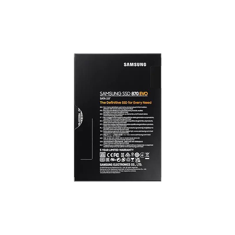 Samsung 870 EVO 4TB SATA III Solid State Drive - Canada Computers Samsung 870 EVO 4TB SATA III Solid State Drive - Canada Computers