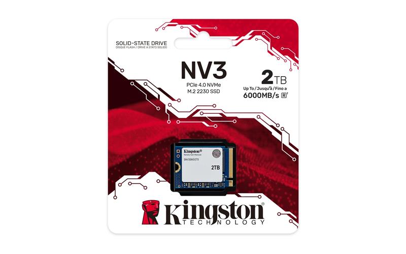 KINGSTON 2TB NV3 M.2 2230 PCIe 4.0 NVMe Disque SSD - Canada