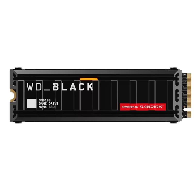 WD Black SN8100 1 To PCIe Gen5 NVMe M.2 2280 SSD avec dissipateur