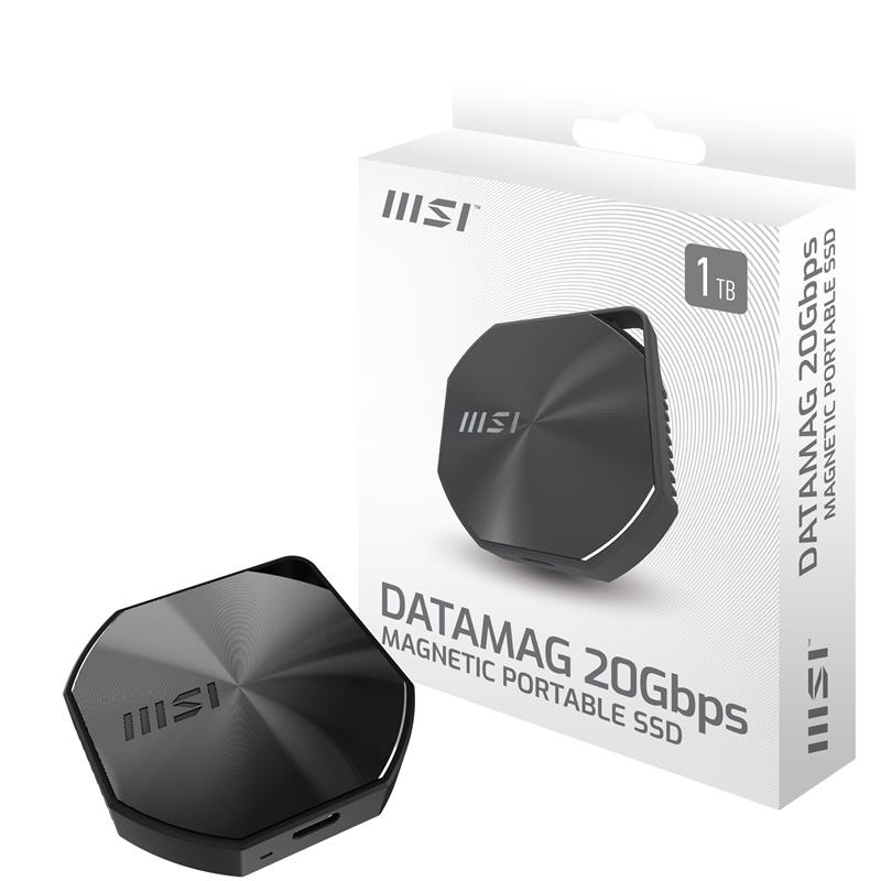MSI DATAMAG 20Gbps 1TB, Read:1600 MB/s Write:1500 MB/s