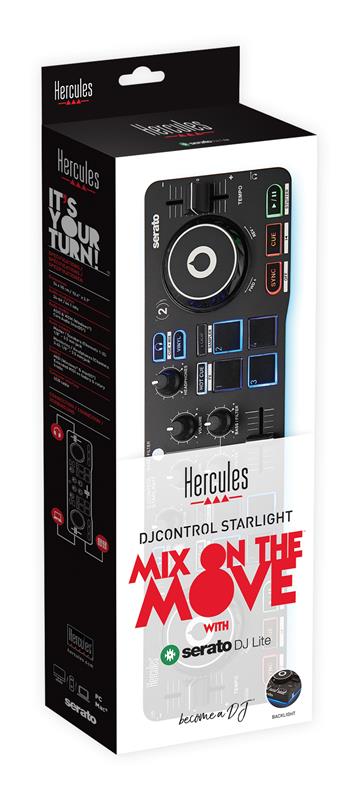 Y*e様 Hercules DJControl STARLIGHT HERCULES DJ Control Starlight - DJ Controller with Serato DJ Lite