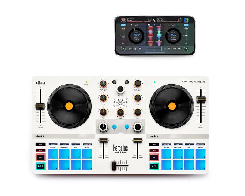 HERCULES DJControl Mix Ultra, White - Canada Computers & Electronics