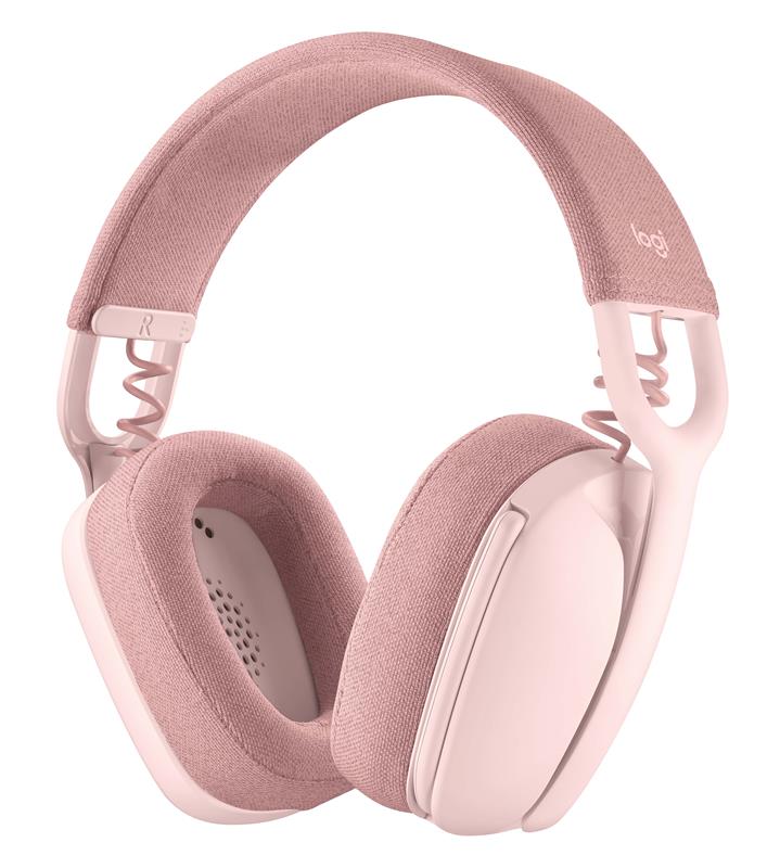 Logitech Zone Vibe 100 lightweight wireless headset - Rose