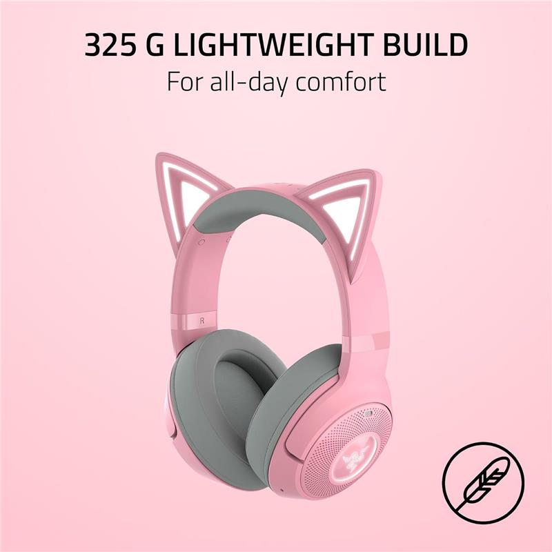 Razer Kraken Kitty V2 Bluetooth Headset - Quartz Edition - Canada