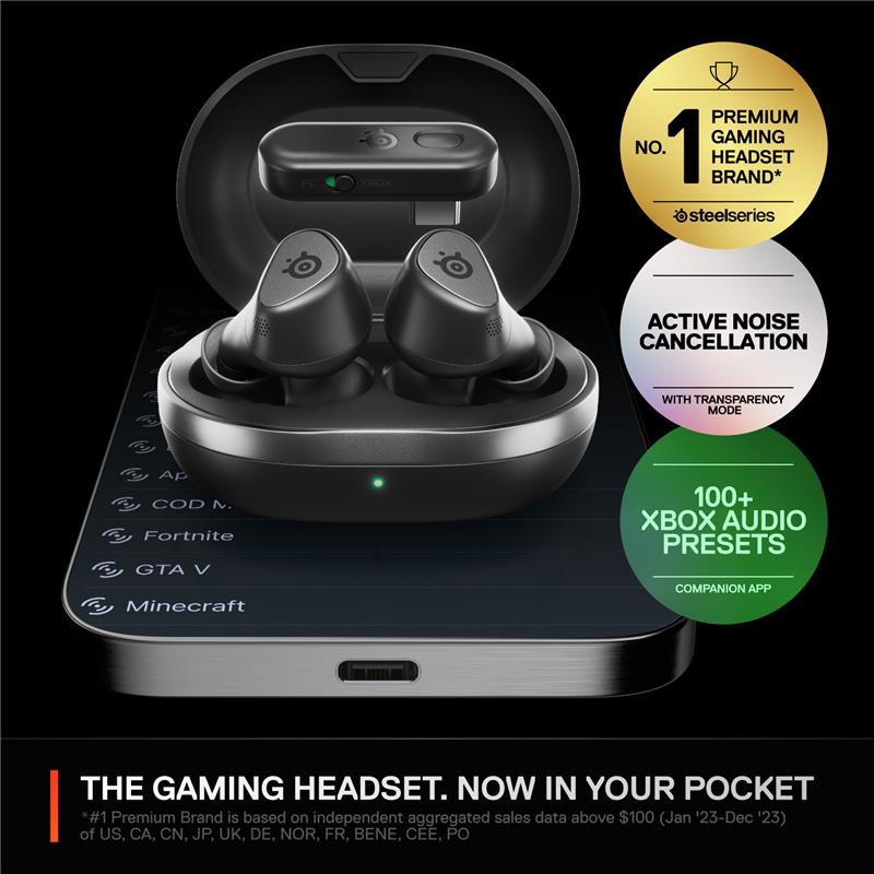 SteelSeries Arctis GameBuds - Black (PC, PS & XB) - Canada