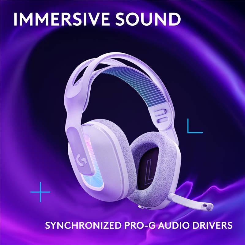 LOGITECH - G522 LIGHTSPEED Wireless Gaming Headset - White