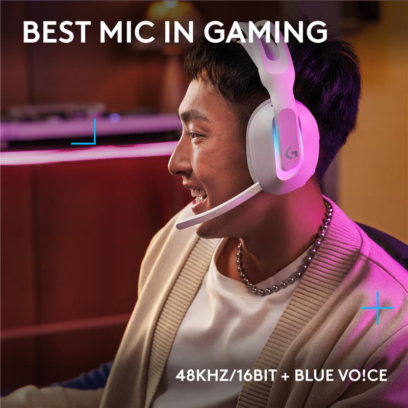 LOGITECH - G522 LIGHTSPEED Wireless Gaming Headset - White