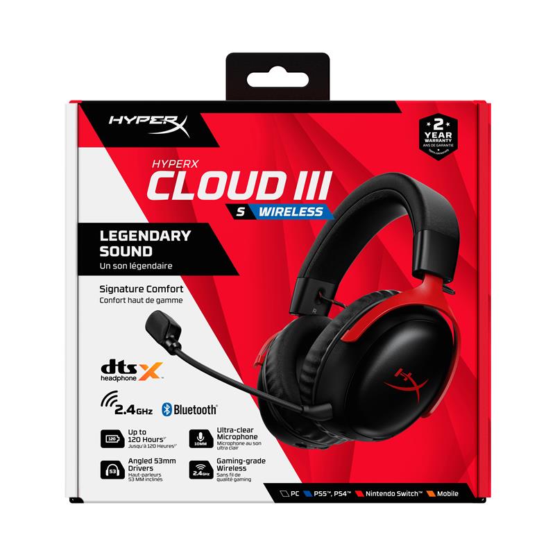 HyperX Cloud III S – Wireless Gaming Headset - Black - Canada