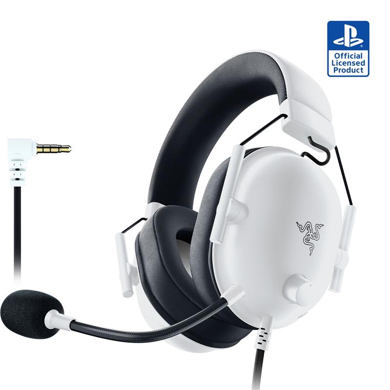 RAZER Casque de jeu filaire BlackShark V2 X pour PS5/PC - White(Open Box)