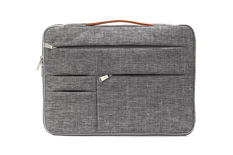 KINGSLONG 15.6" Laptop Sleeve, Bubble Soft Case, Grey