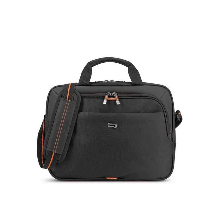 SOLO New York Ace 15.6" Slim Briefcase, Black