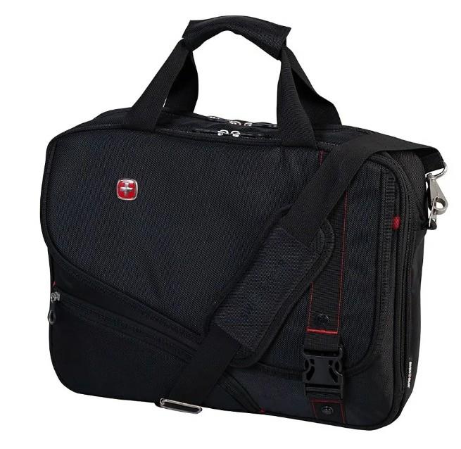 Swiss Gear 15.6" Double Gusset Laptop Case - Black