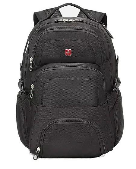 Swiss Gear 17.3" Laptop and Tablet Backpack, Black