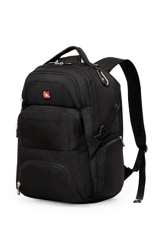 Swiss Gear 17.3" Laptop and Tablet Backpack, Black