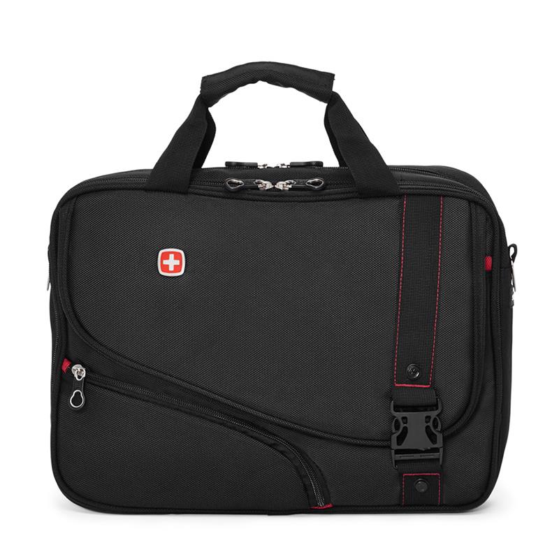 Swiss Gear 15.6" Double Gusset Laptop Case - Black