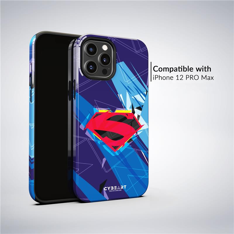 Cybeart | Superman - Étui de téléphone antichoc pour Iphone 12 Pro Max