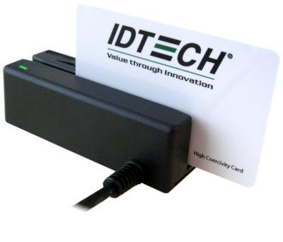 ID Tech IDMB-334133B Mini Mag MSR | PISTES 1, 2 ET 3 | Émulation de clavier USB | Noir