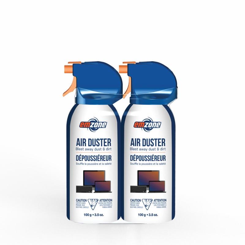 Emzone Air Duster Mini - Paquets doubles de gaz comprimé (47036)