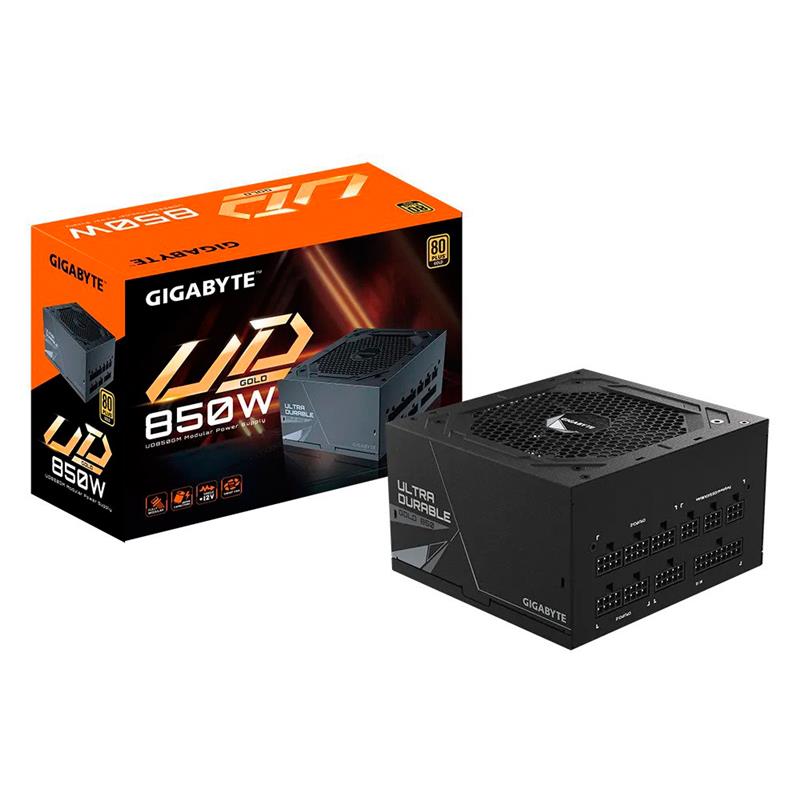 GIGABYTE GP-UD850GM 850W Gold ATX Power Supply, Black