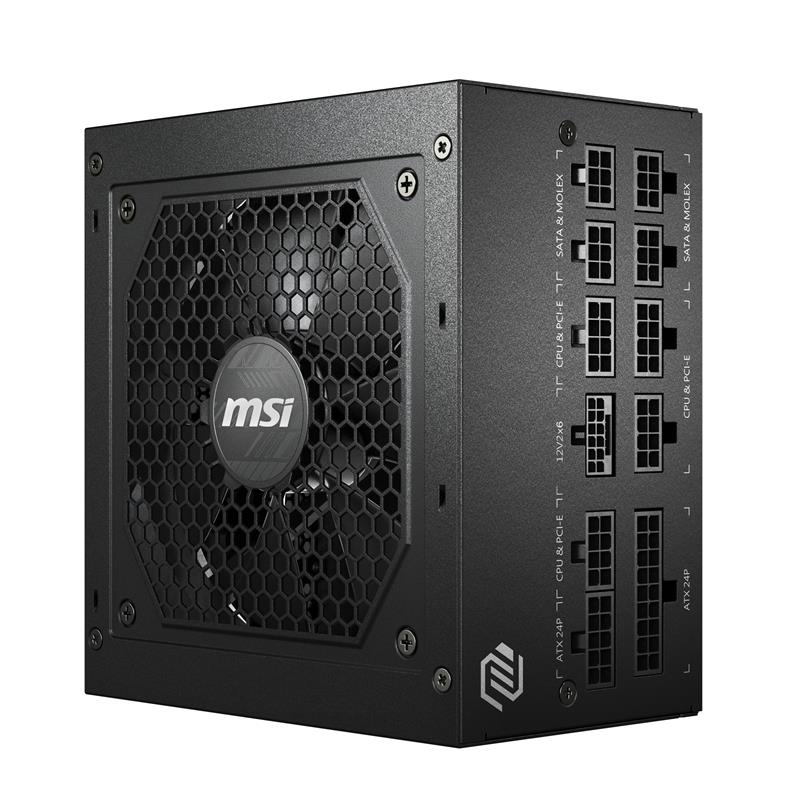 MSI MAG A850GL PCIE5, Fully Modular Compact, 80+ Gold, Power