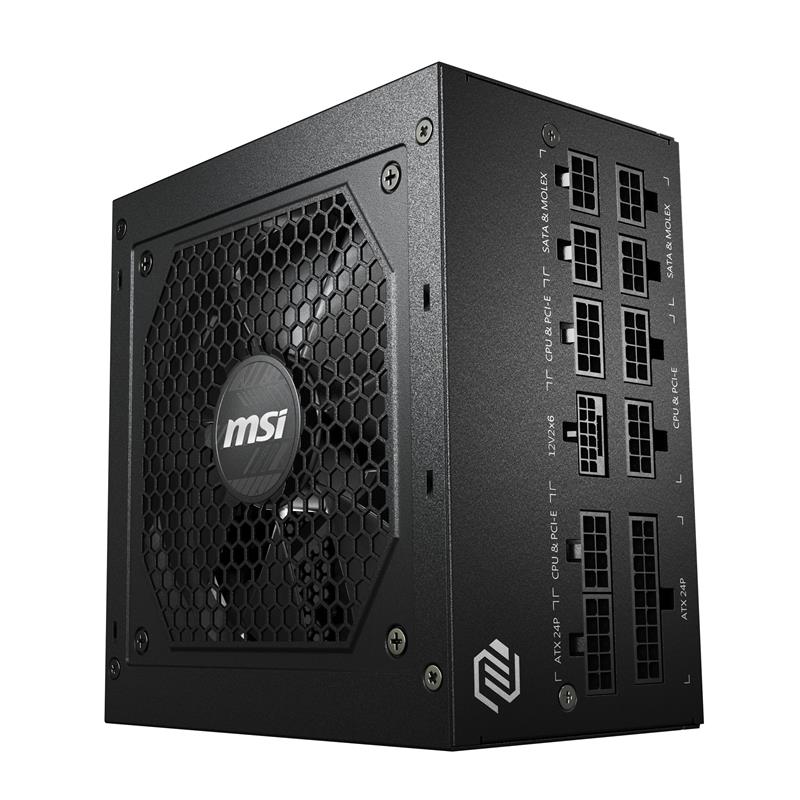 MSI MAG A850GL PCIE5, Fully Modular Compact, 80+ Gold, Power