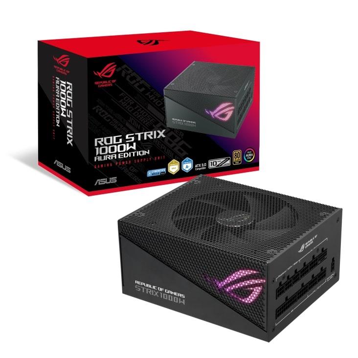 ASUS ROG STRIX 1000W Gold Aura Edition Fully Modular Power Supply, 80