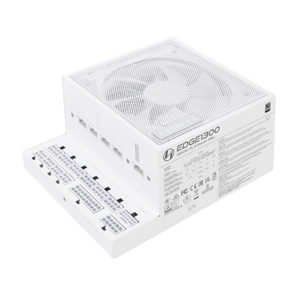 LIAN LI T-Shape design 1300W ATX V3.1 80+ Platinum Full Modular, Whit