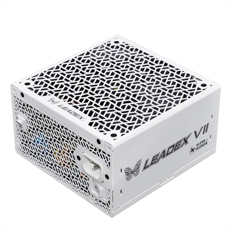 Super Flower Leadex VII XP 1000W ATX 3.1 Platinum Power Supply, White