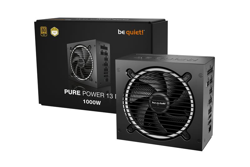 be quiet! PURE POWER 13 M 1000W Gold ATX Power Supply, Black