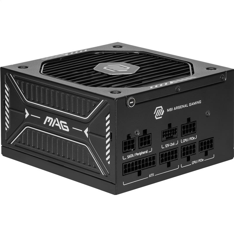 MSI MAG A750GLS PCIE5, Fully Modular Compact, 80+ Gold, Power Supply