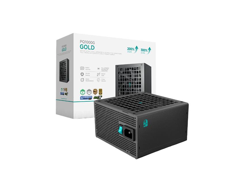 DeepCool PQ1000G Bloc d'alimentation 1000 W Gold ATX, Noir